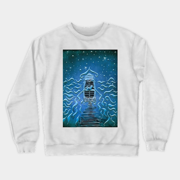 Sailing with the stars. Crewneck Sweatshirt by piksimp